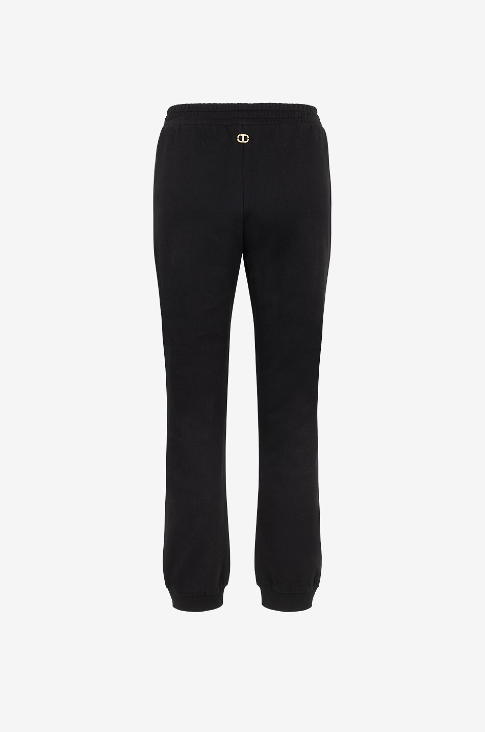 TWINSET Pantalon de jogging en coton Femme NOIR 2