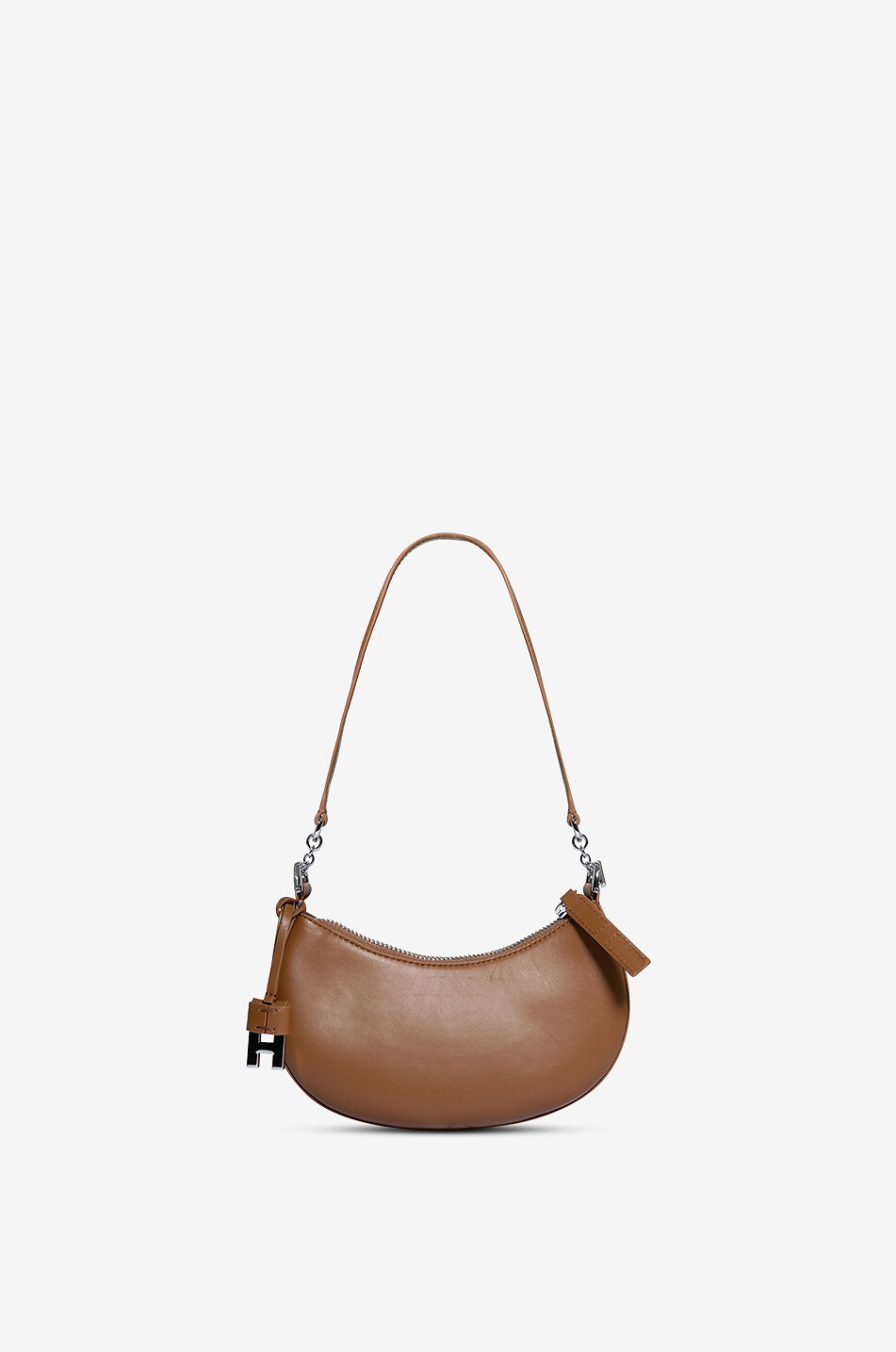 HOGAN Sac porté épaule en cuir lisse Hogan Hocket Mini Femme MARRON 3