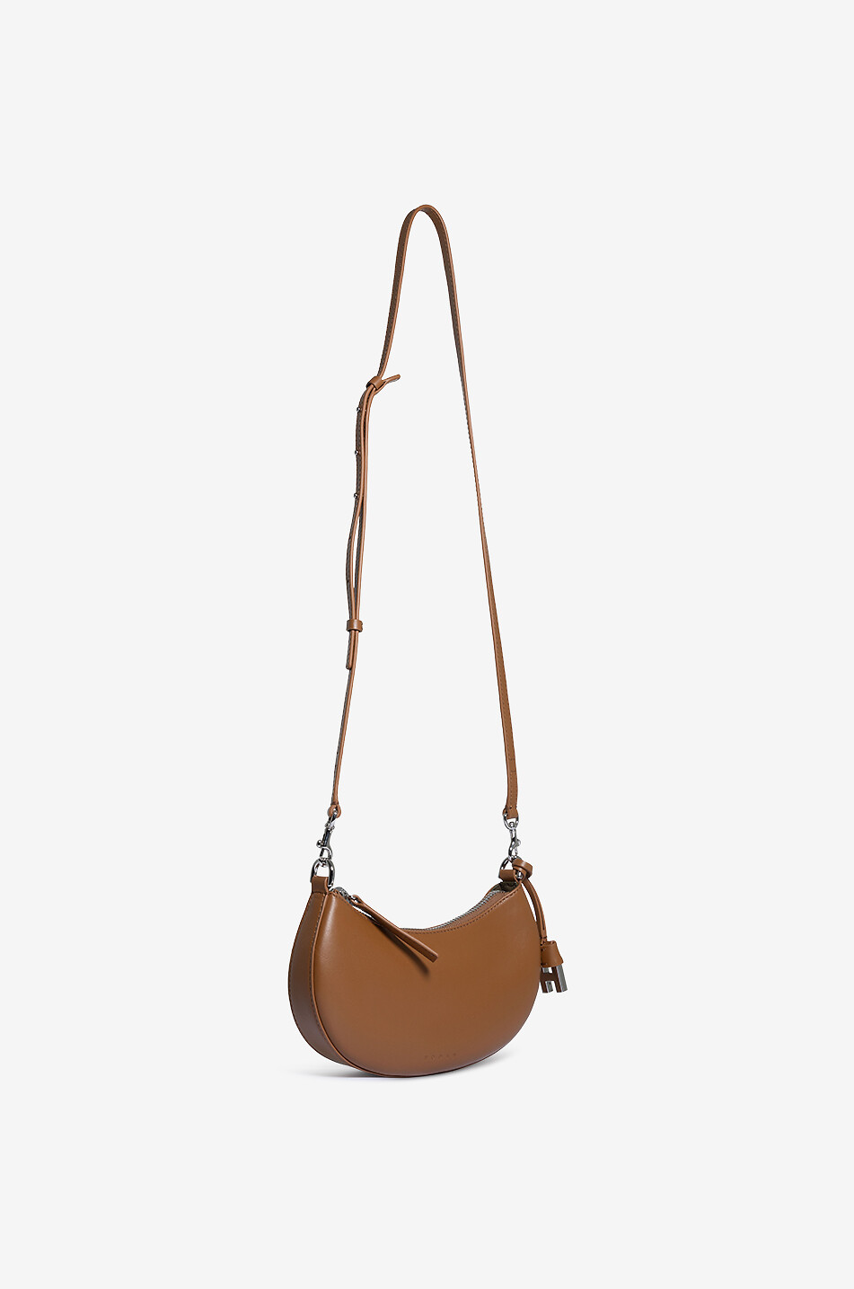 HOGAN Sac porté épaule en cuir lisse Hogan Hocket Mini Femme MARRON 5