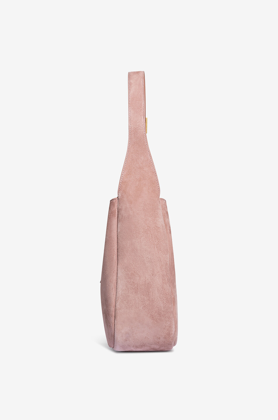 SAINT LAURENT PARIS Le 5 à 7 Small suede shoulder bag Women PINK 4