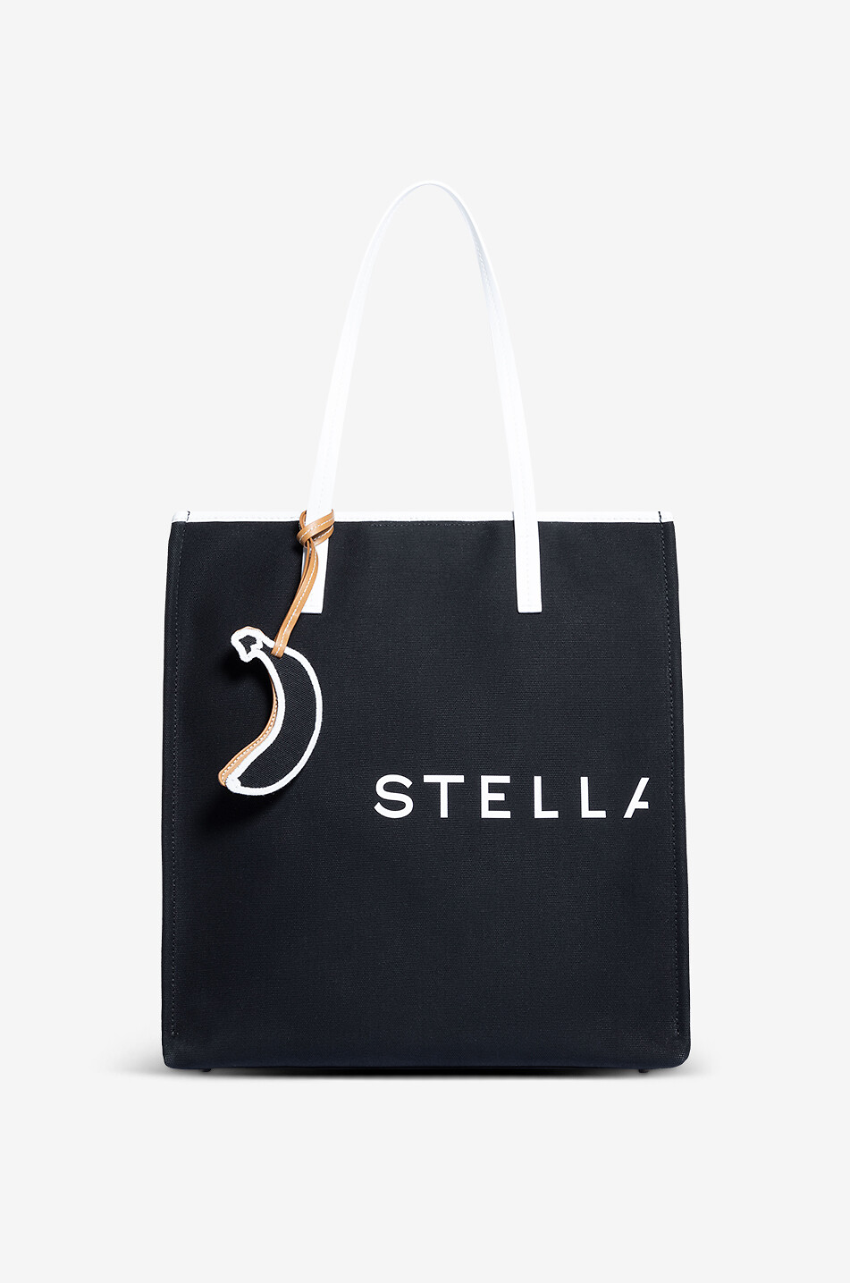 STELLA McCARTNEY SMC Medium Bananatex tote bag Women BLACK 1