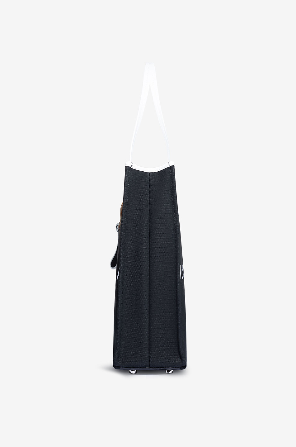 STELLA McCARTNEY SMC Medium Bananatex tote bag Women BLACK 4