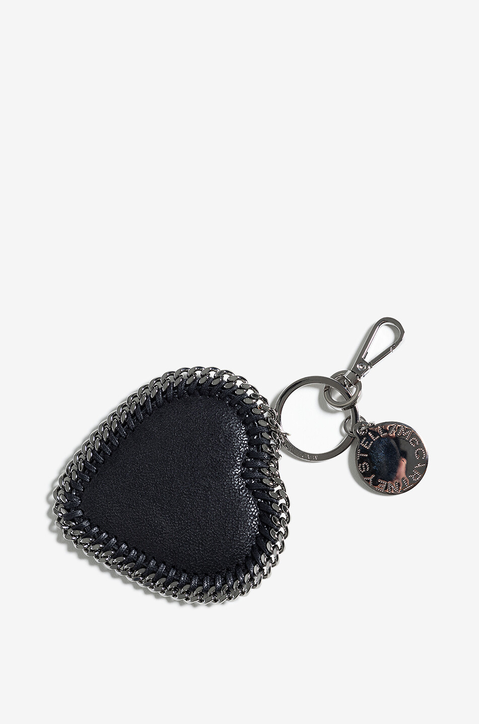 STELLA McCARTNEY Falabella heart-shaped bag charm Women BLACK 1