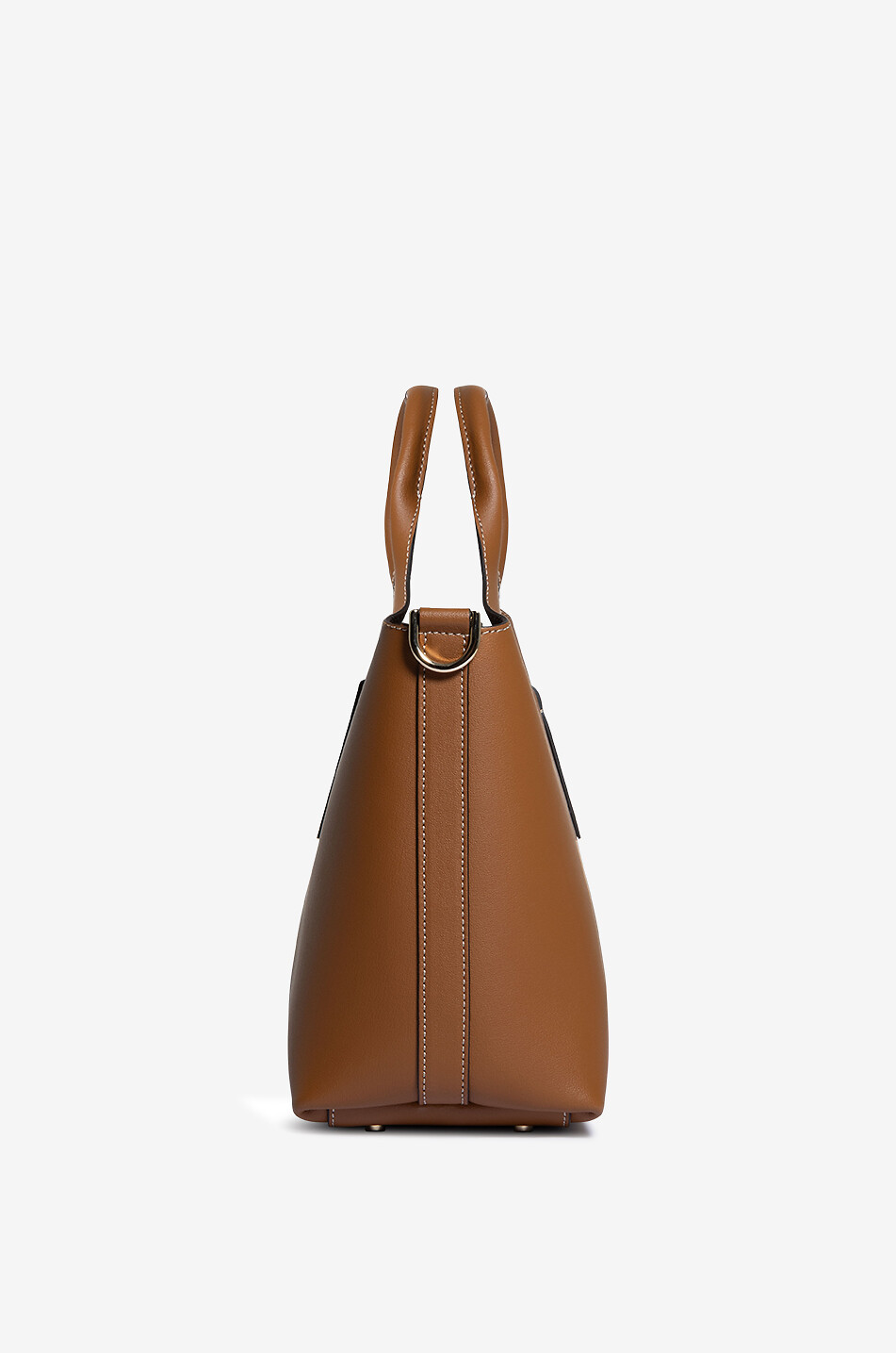 TOD'S Shopping Tote Mini supple leather bag Women BROWN 4