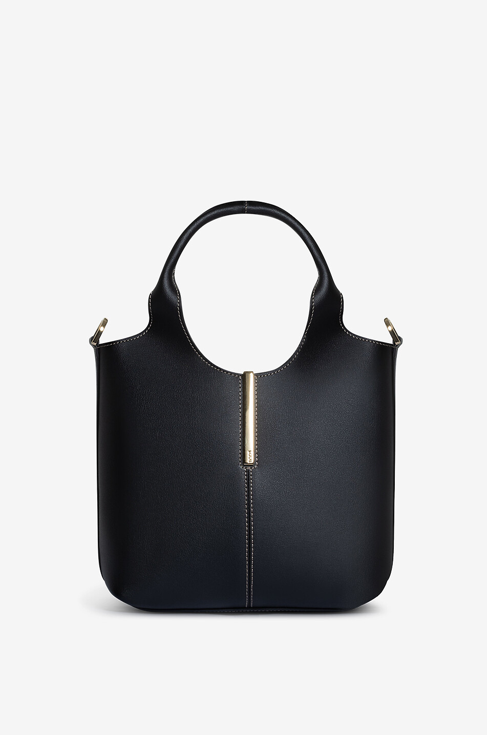 TOD'S Shopper aus weichem Leder Shopping Tote Mini Damen SCHWARZ 1
