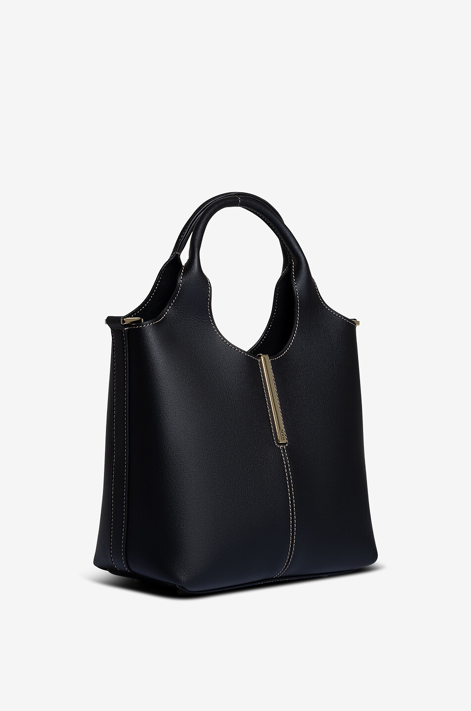 TOD'S Shopper aus weichem Leder Shopping Tote Mini Damen SCHWARZ 2