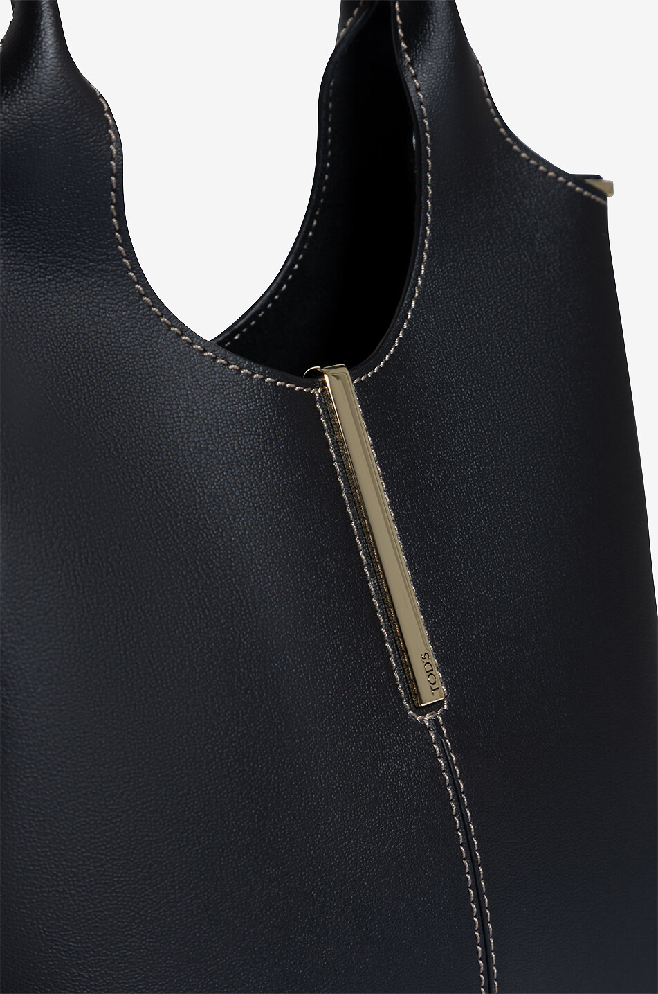 TOD'S Shopper aus weichem Leder Shopping Tote Mini Damen SCHWARZ 6