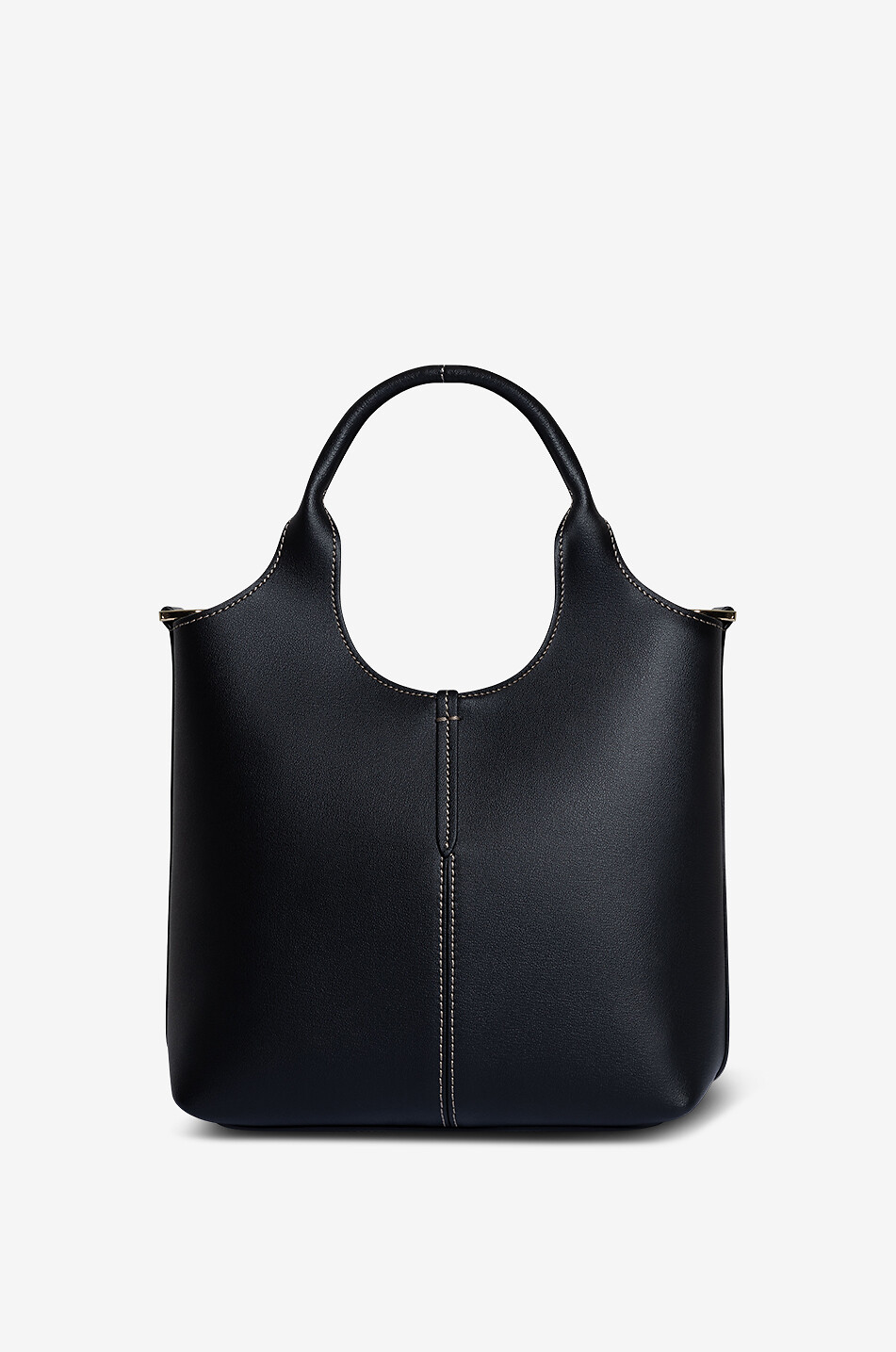 TOD'S Shopper aus weichem Leder Shopping Tote Mini Damen SCHWARZ 3
