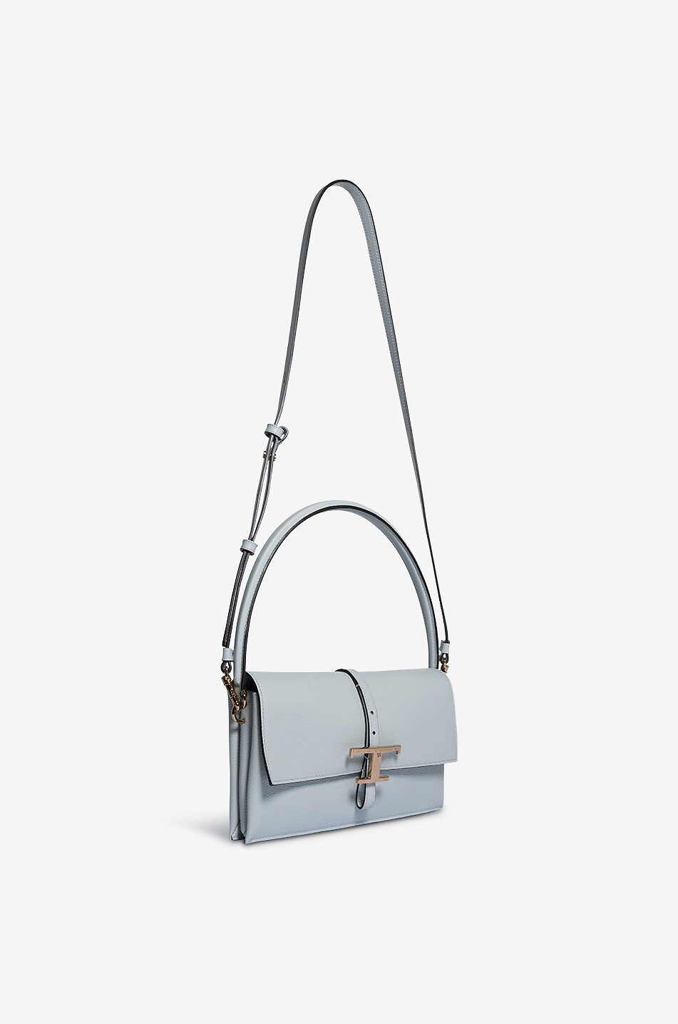 Sac porté épaule en cuir grainé Flap T Timeless Mini