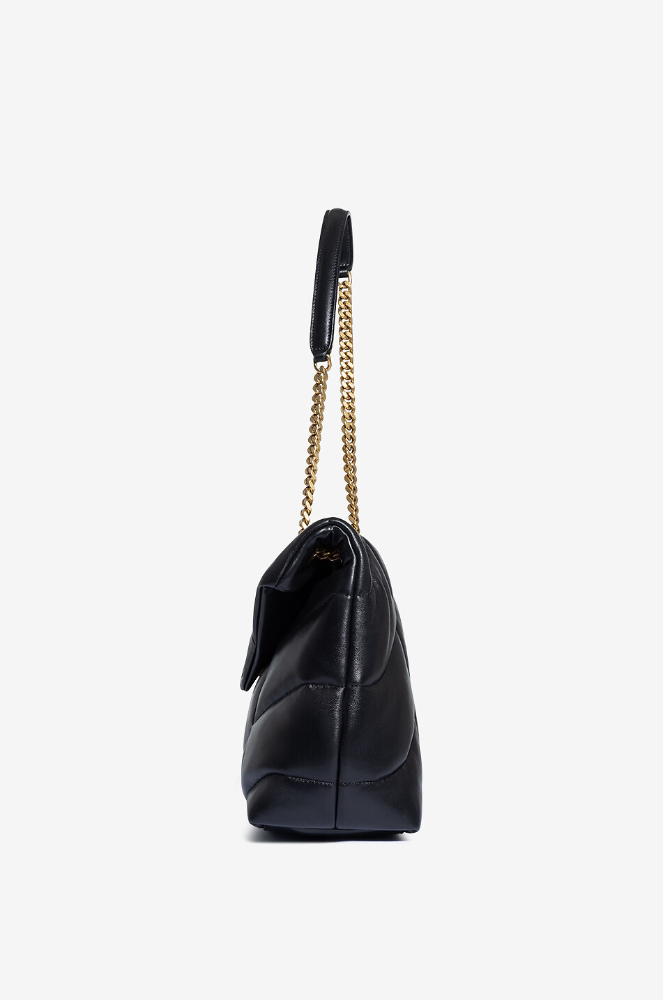 Schultertasche aus gestepptem Nappaleder Loulou Puffer Medium