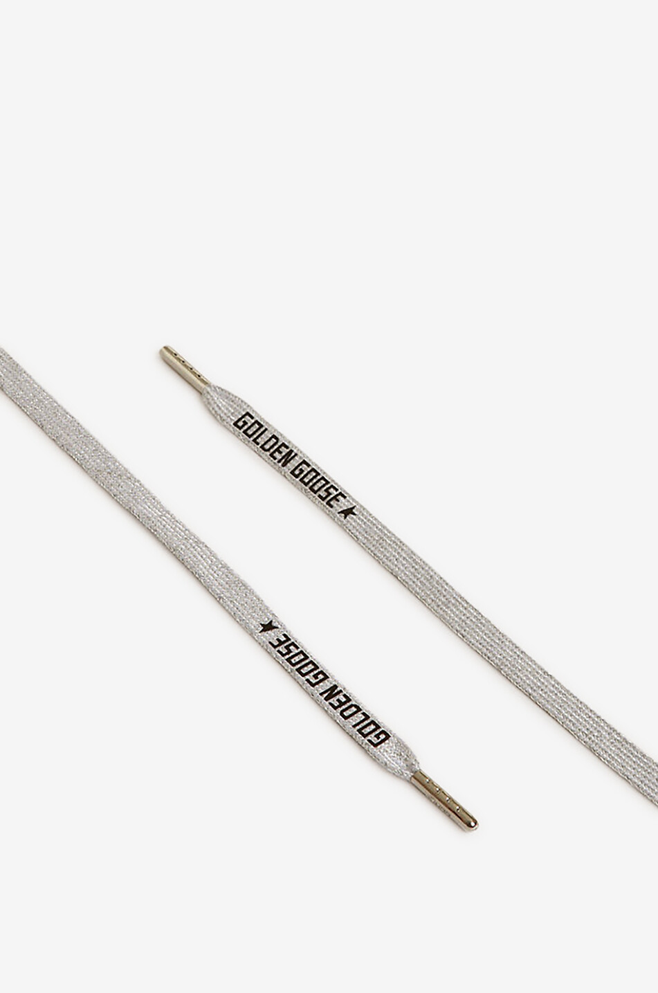 GOLDEN GOOSE Paar Schnürsenkel mit Logoprint Kit Lace Damen GRAU 2