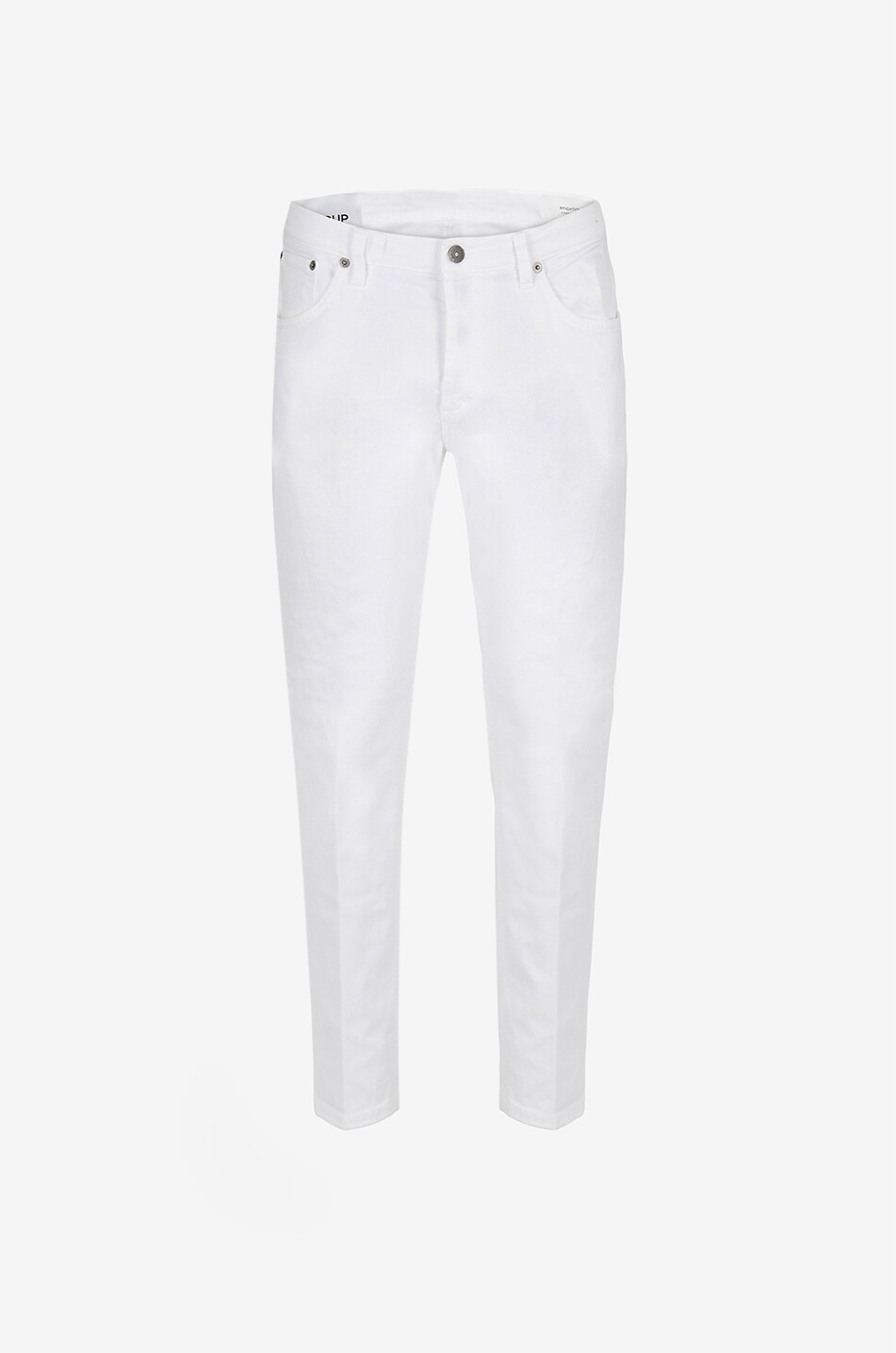 DONDUP Jean carotte clair en coton Brighton Homme BLANC 1
