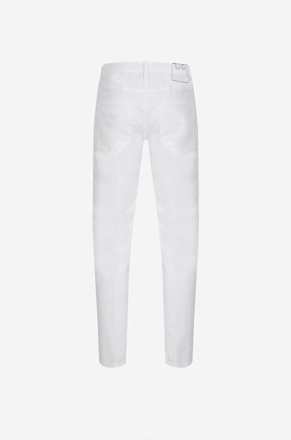 DONDUP Jean carotte clair en coton Brighton Homme BLANC 2