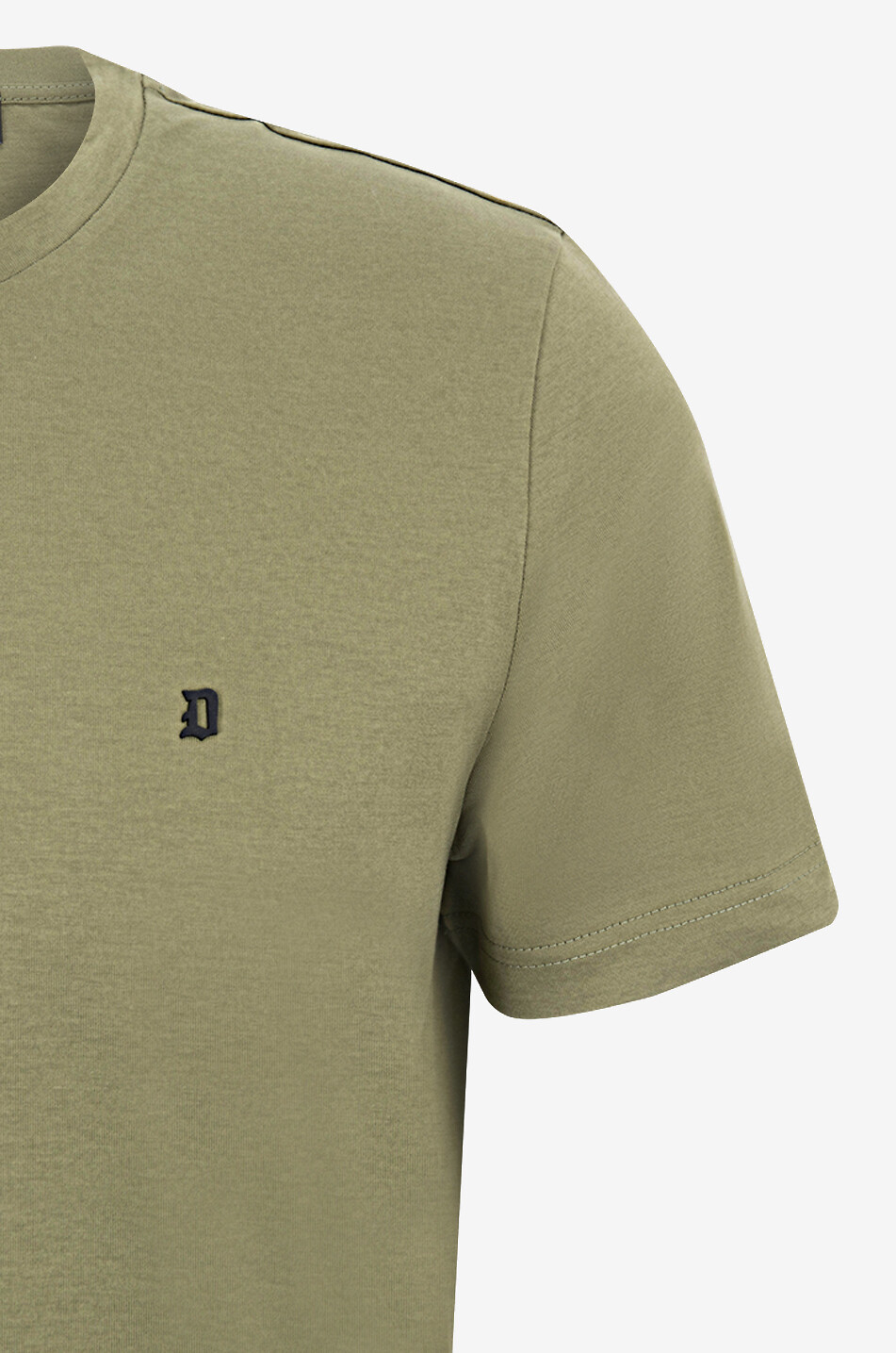 T-shirt à manches courtes en coton à monogramme