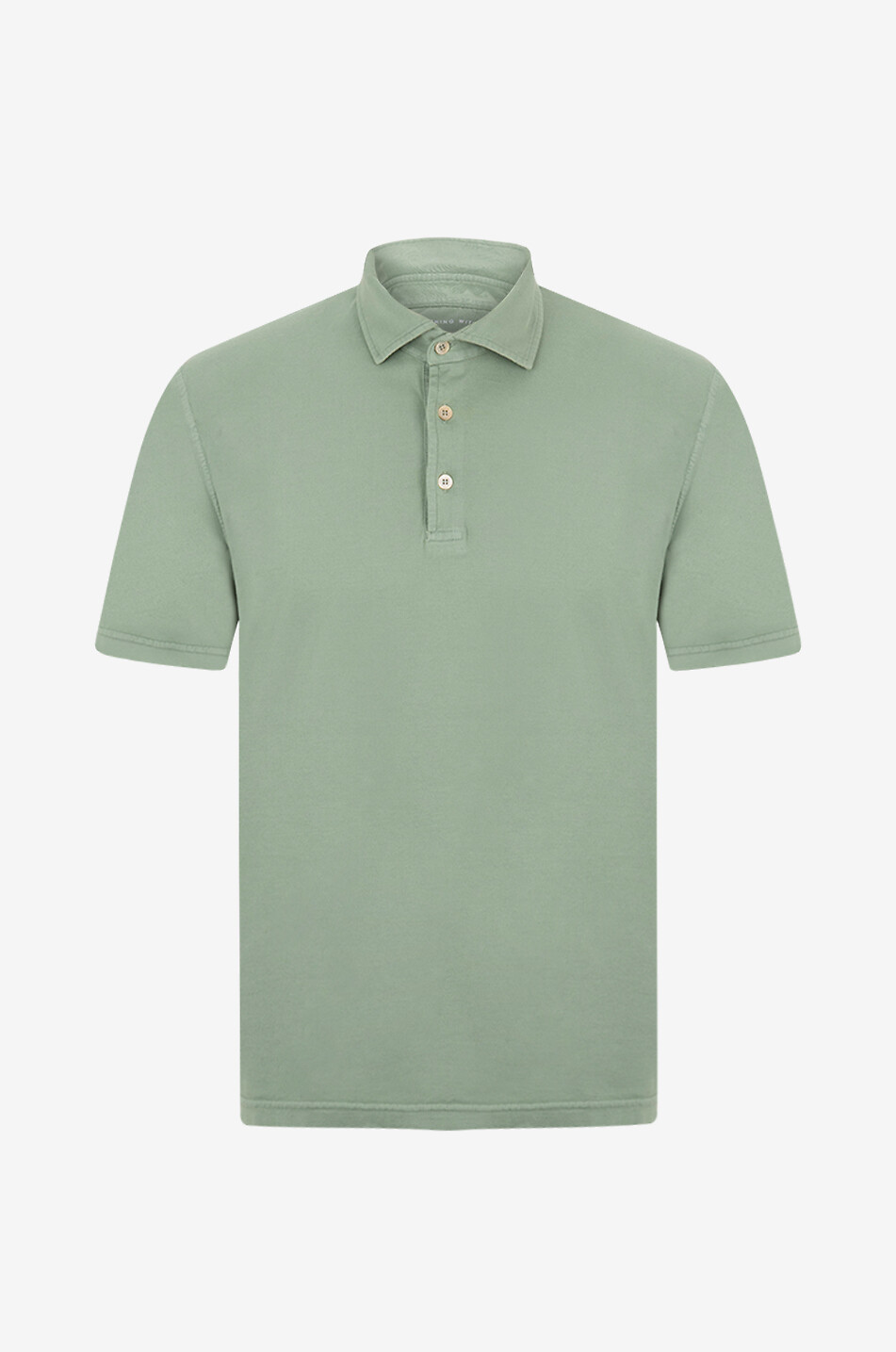 FEDELI Kurzärmeliges Polohemd aus Baumwolle von Zero Herren HELLGRÜN 1