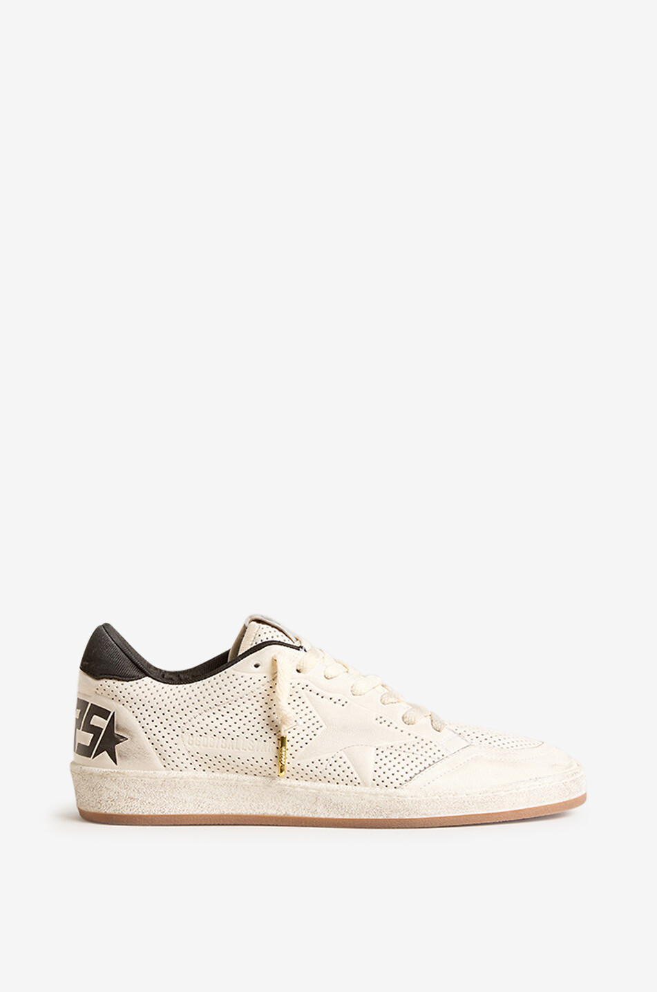 Baskets basses en cuir nappa perforé HF Ball Star