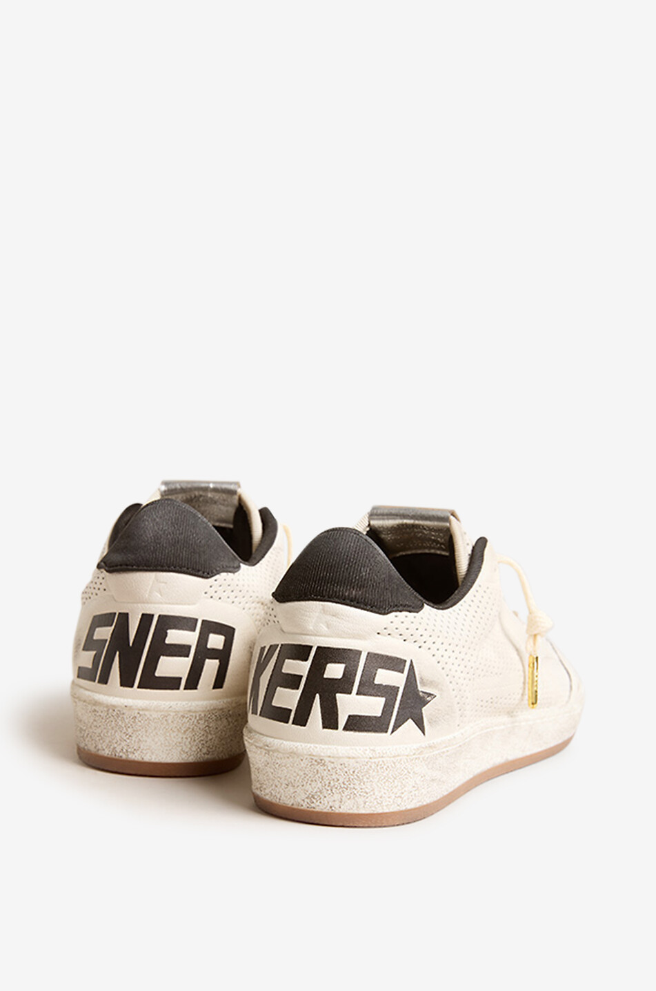 Baskets basses en cuir nappa perforé HF Ball Star