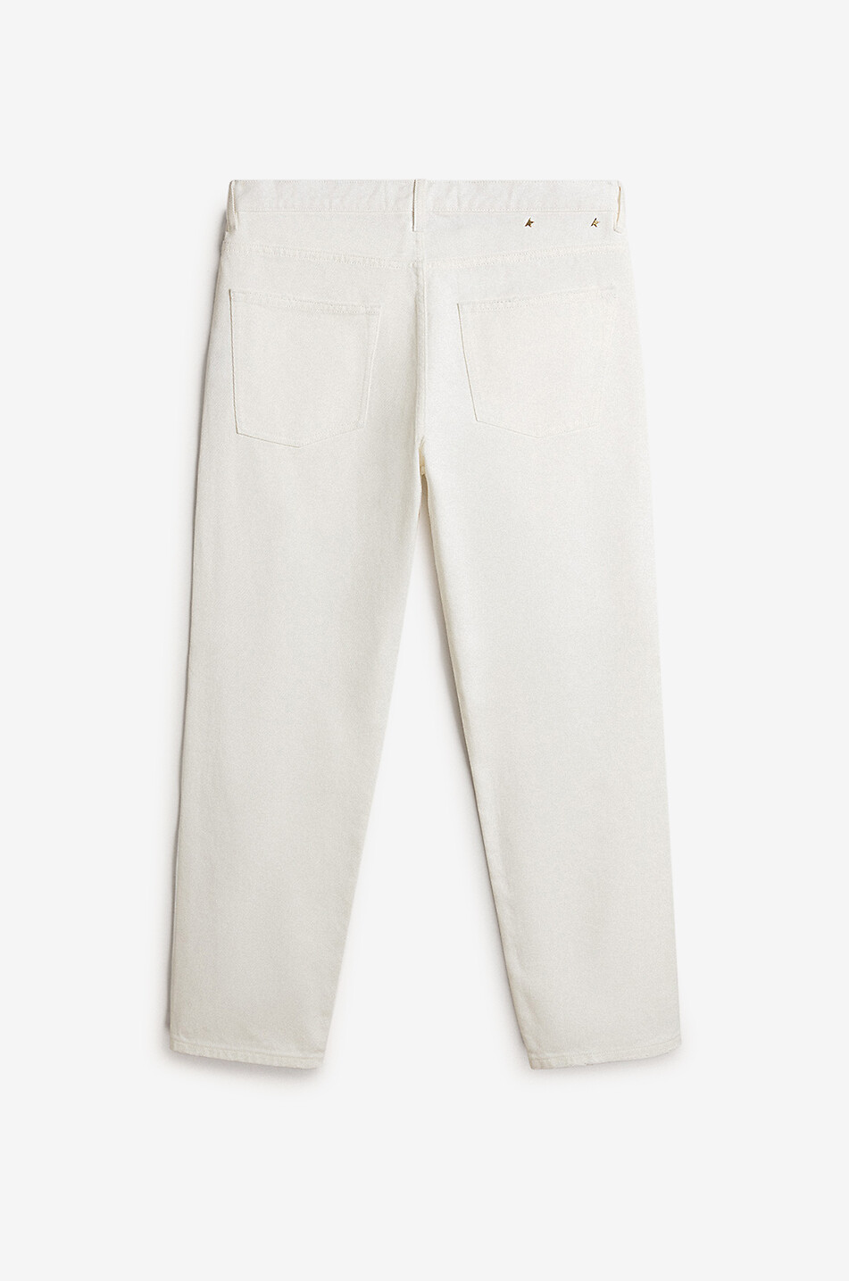 GOLDEN GOOSE Jeans mit geradem Bein aus Baumwolle Herren WEISS 4