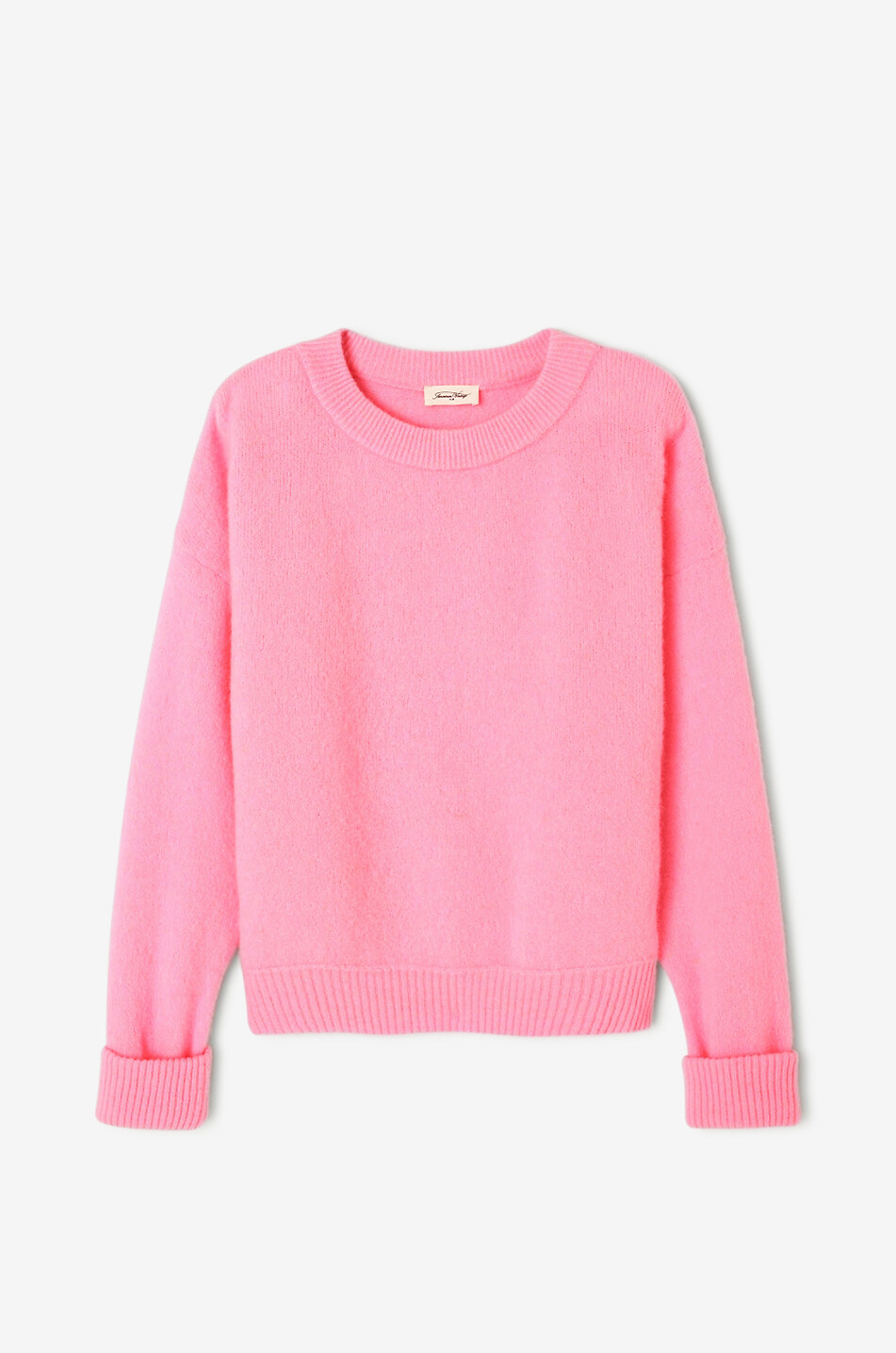 AMERICAN VINTAGE Pull à col rond Vitow Femme ROSE 1