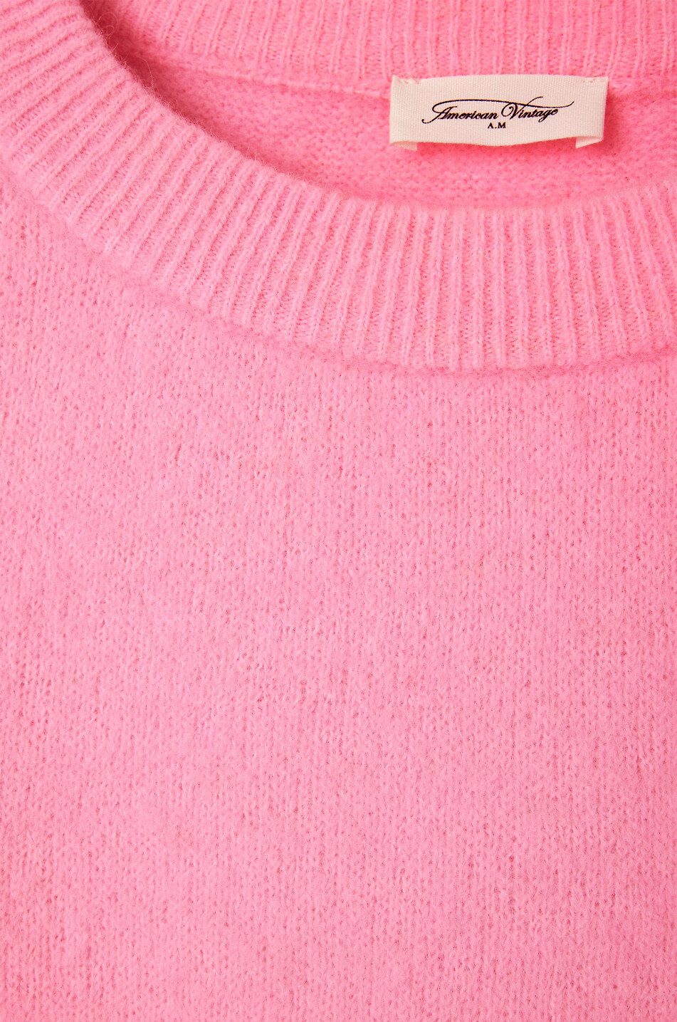 AMERICAN VINTAGE Pull à col rond Vitow Femme ROSE 2