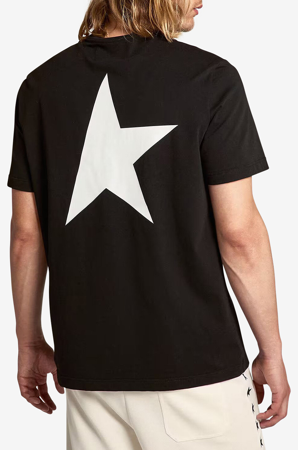 GOLDEN GOOSE Regular Star short-sleeved T-shirt Men BLACK 2