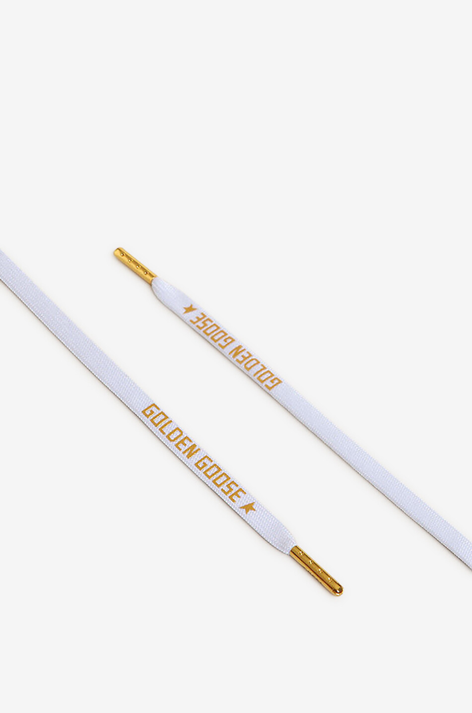 GOLDEN GOOSE Kit Lace pair of logo printed shoe laces Women GOLDEN 2