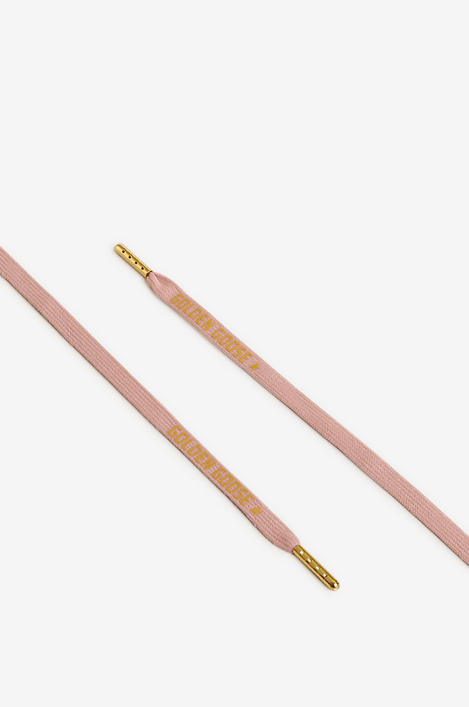GOLDEN GOOSE Kit Lace pair of logo printed shoe laces Women PINK 2