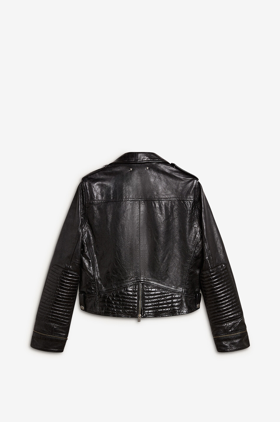 Boxy-Bikerjacke aus Leder Journey Nevada