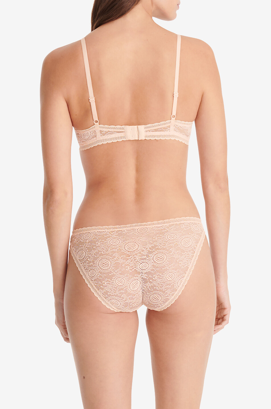 ERES Culotte fine en dentelle Agate Femme ROSE CLAIR 3
