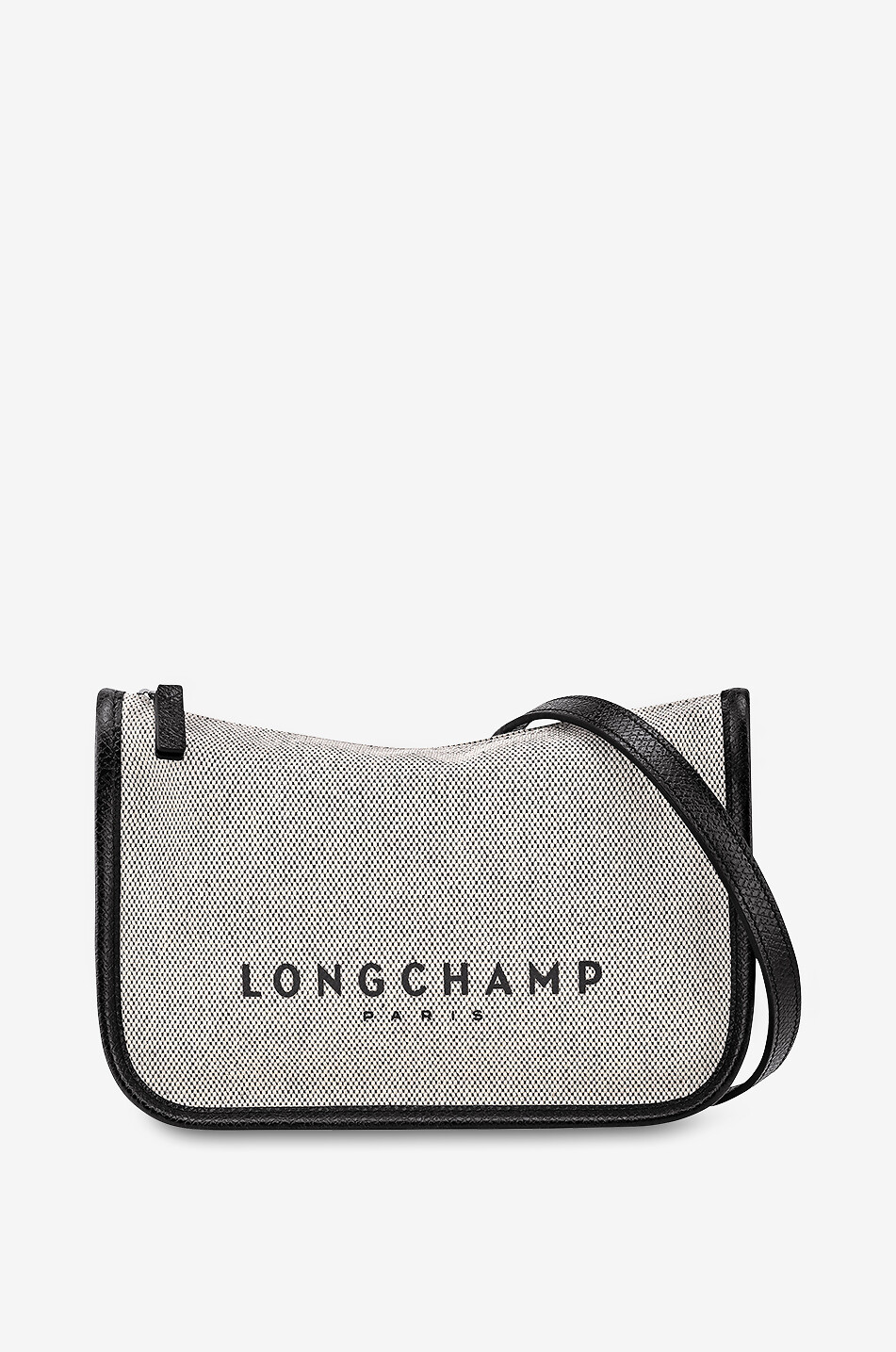 Schultertasche aus Segeltuch und Leder Essential S