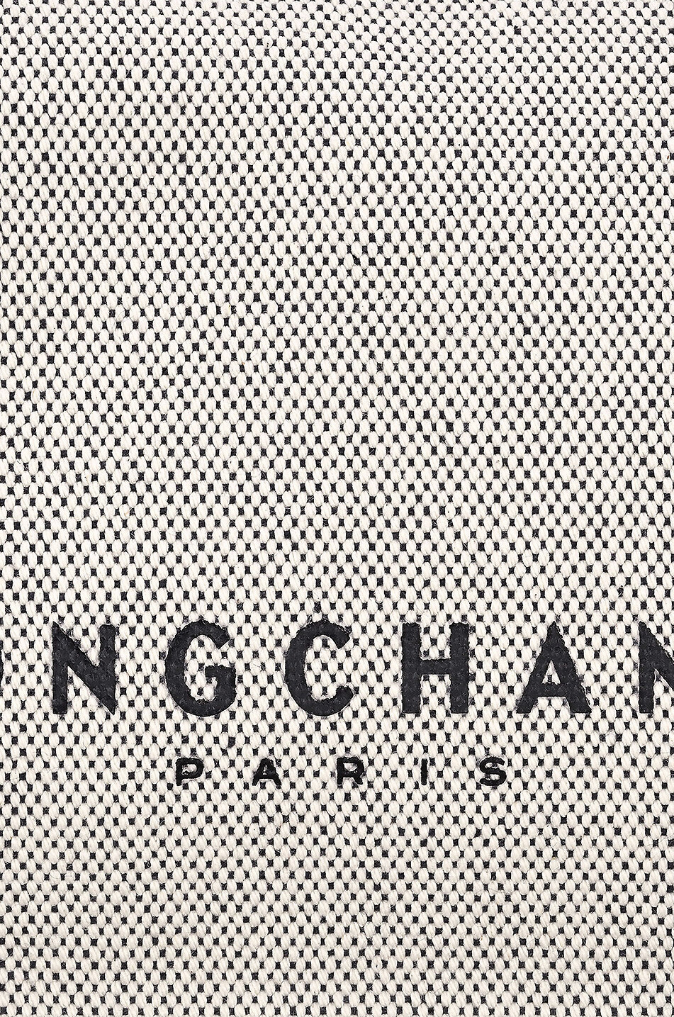 LONGCHAMP Schultertasche aus Segeltuch und Leder Essential S Damen CREMEFARBEN 4