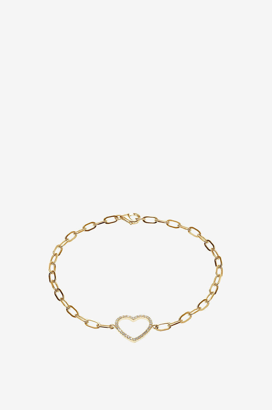 Armband aus Gelbgold und Diamanten Big Love