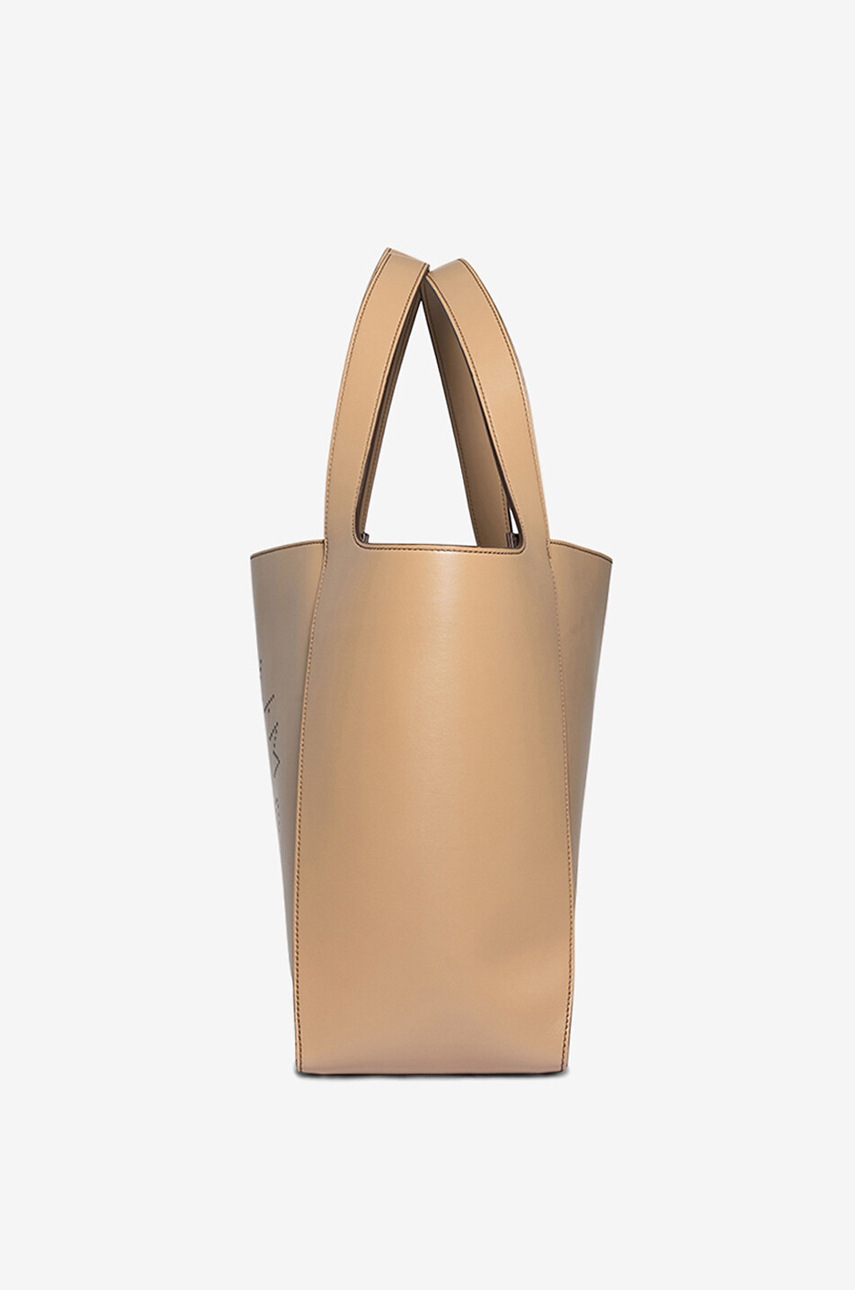 STELLA McCARTNEY Stella Logo faux leather tote bag Women LIGHT BROWN 4