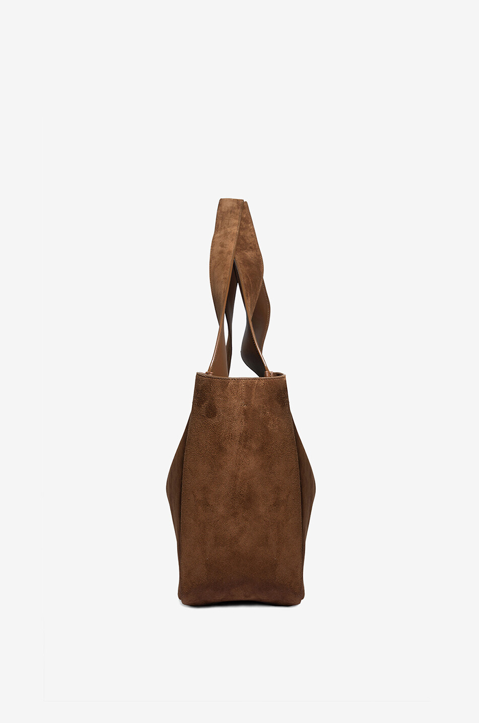 SAINT LAURENT PARIS Le 5 à 7 Bea suede tote bag Women DARK BROWN 4