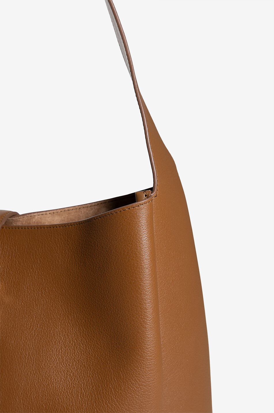 SAINT LAURENT PARIS Weiche Hobotasche aus genarbtem Leder Le 5 à 7 Damen BRAUN 5