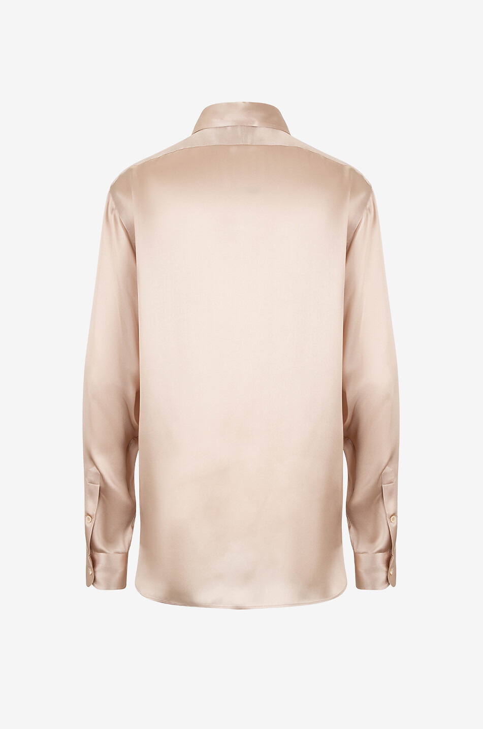 TOM FORD Chemise en charmeuse de soie fluide Femme BEIGE 2