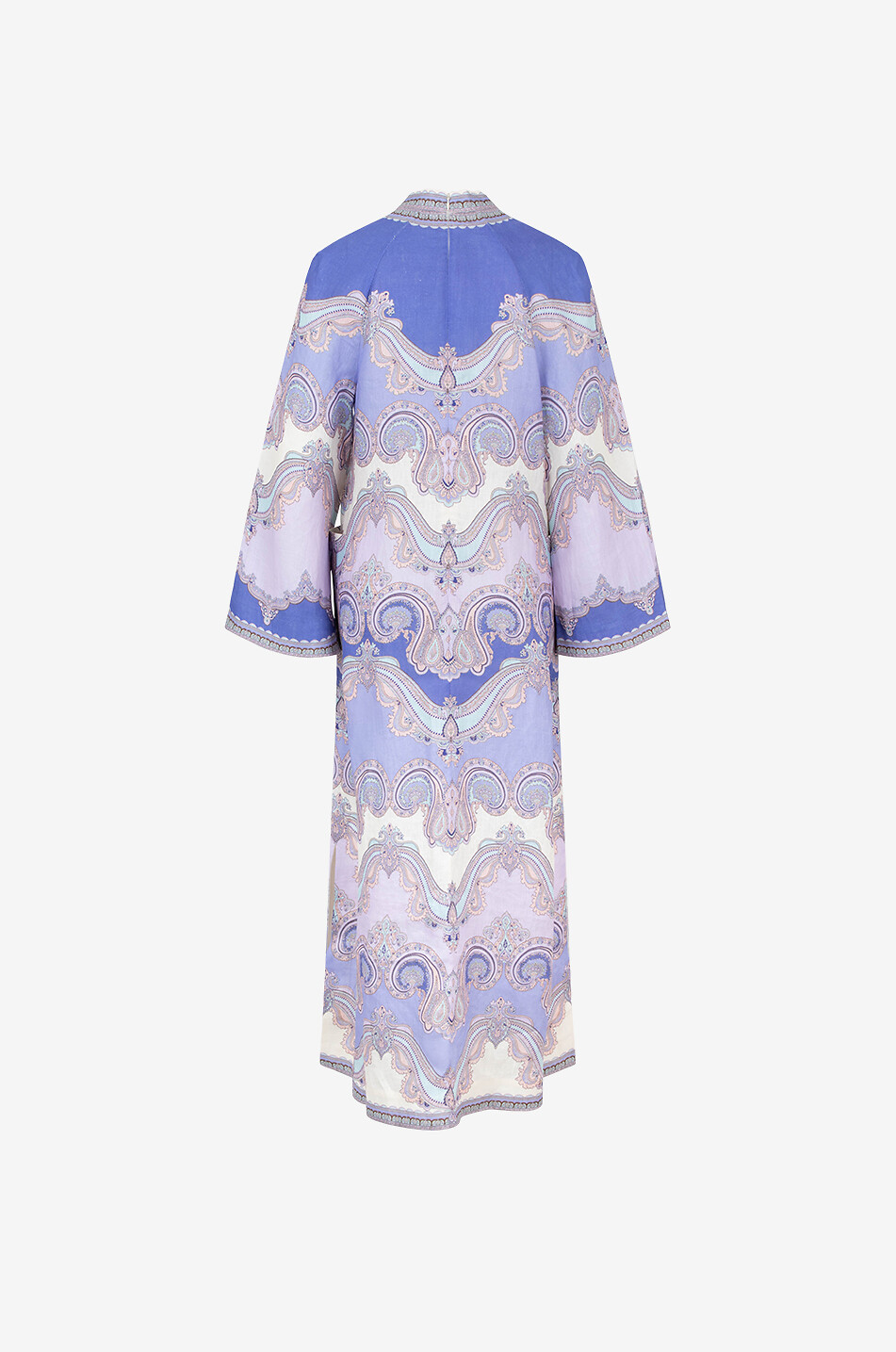 ZIMMERMANN Robe tunique longue en lin Maxine Femme VIOLET 2