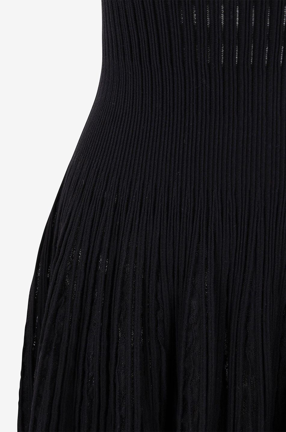 ANTONINO VALENTI O'Ahu short sleeveless openwork knit dress Women BLACK 5
