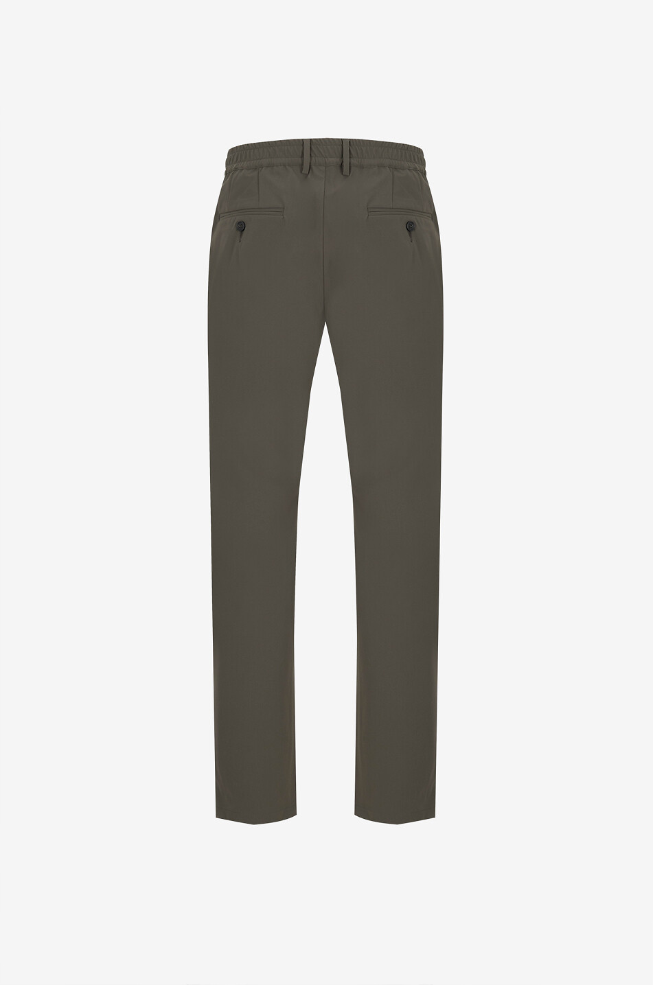 Chino trousers with elasticated waistband