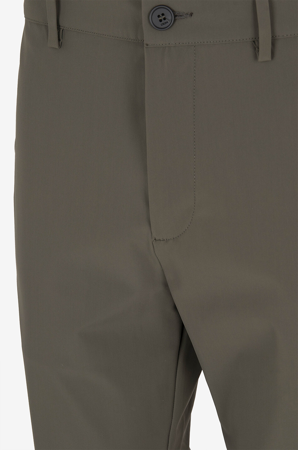 Chino trousers with elasticated waistband