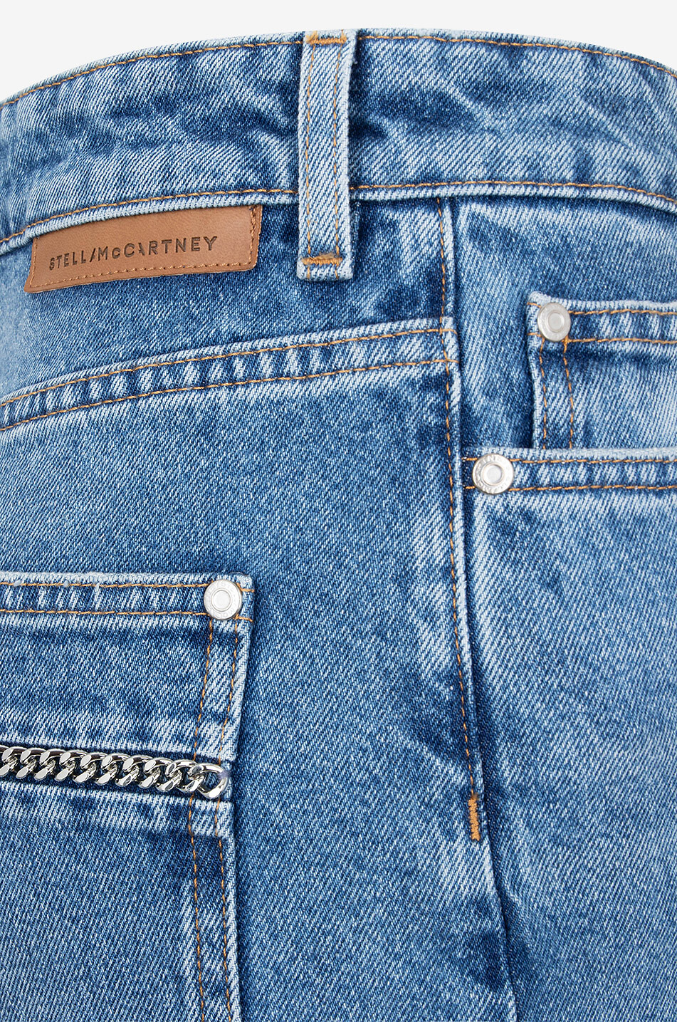 STELLA McCARTNEY Falabella high-rise bootcut jeans Women BLUE 3