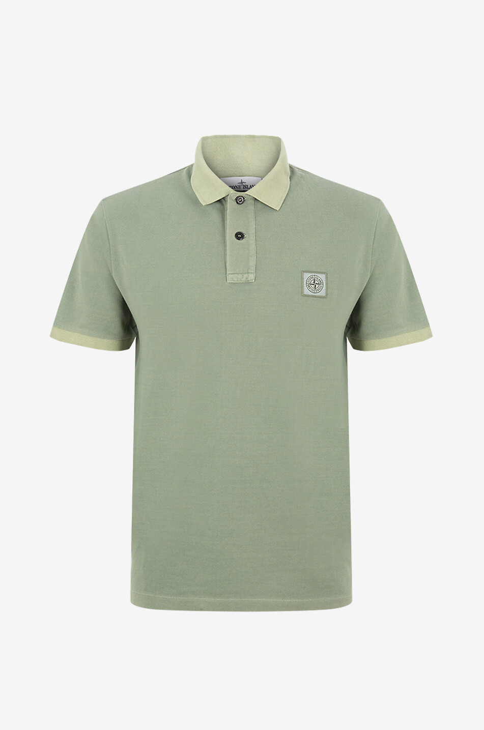 STONE ISLAND 22002SC cotton short-sleeved polo shirt Men GREEN 1
