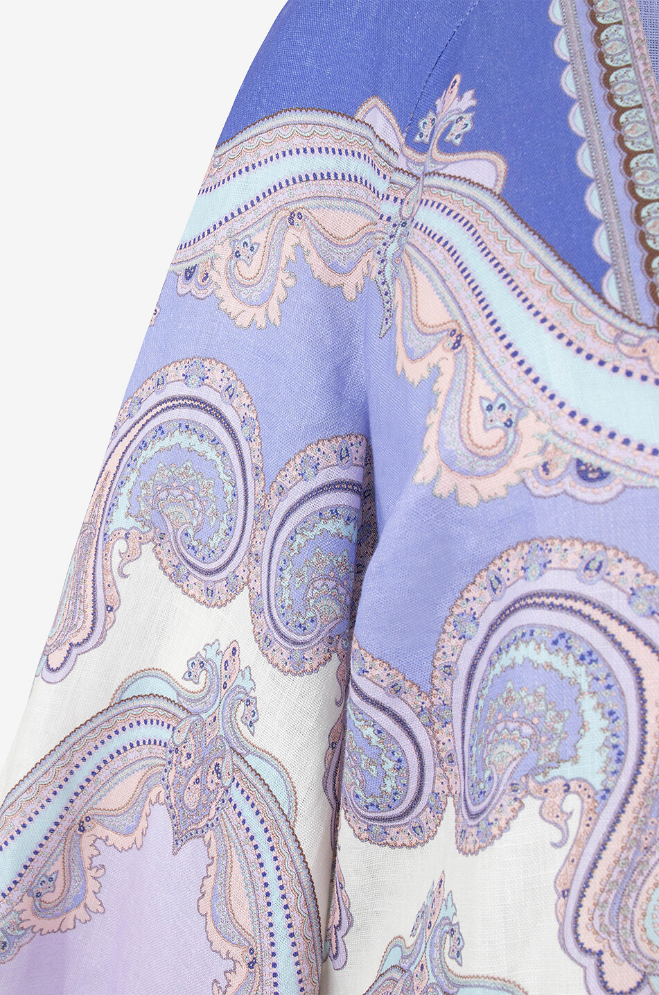 ZIMMERMANN Robe tunique longue en lin Maxine Femme VIOLET 3