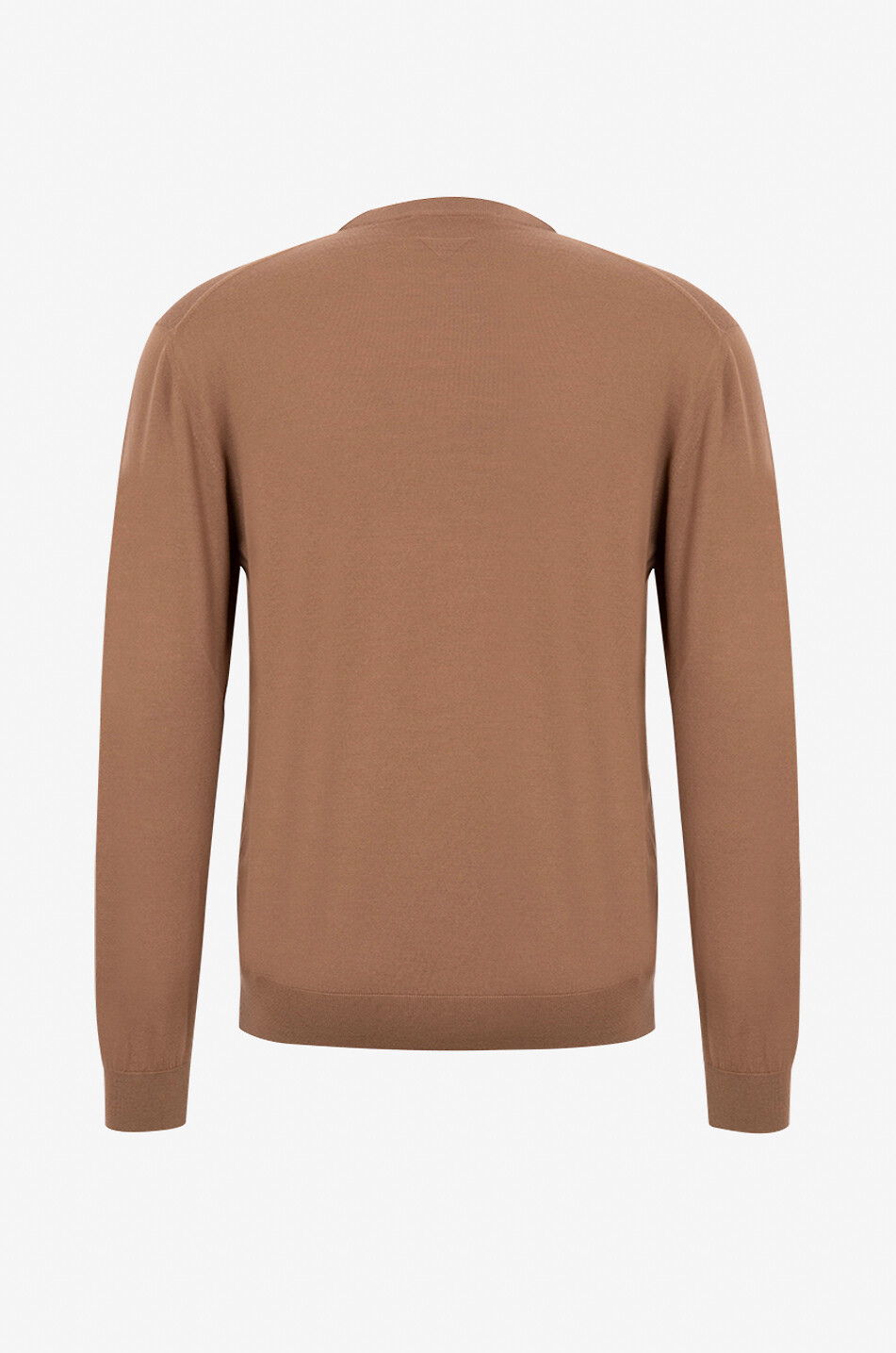 MAURIZIO BALDASSARI Virgin wool round-neck jumper Men BROWN 2