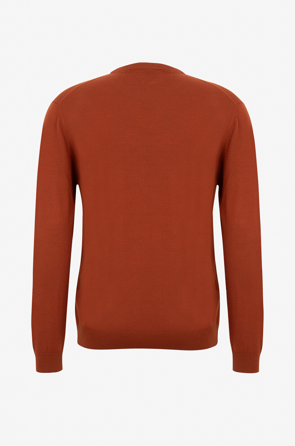 Pullover mit Rundhalsausschnitt aus Schurwolle