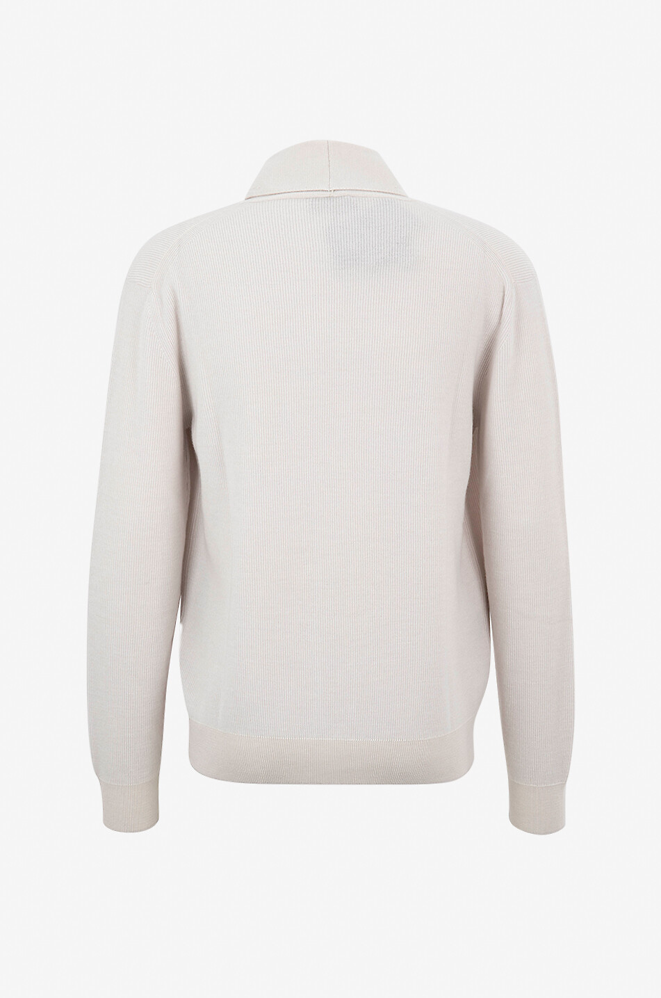 BRIONI Cardigan en cachemire et laine à col châle Homme BLANC CASSE 2