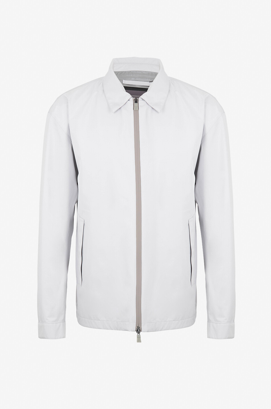 HERNO Leichte Jacke mit Hemdkragen Herren HELLGRAU 1
