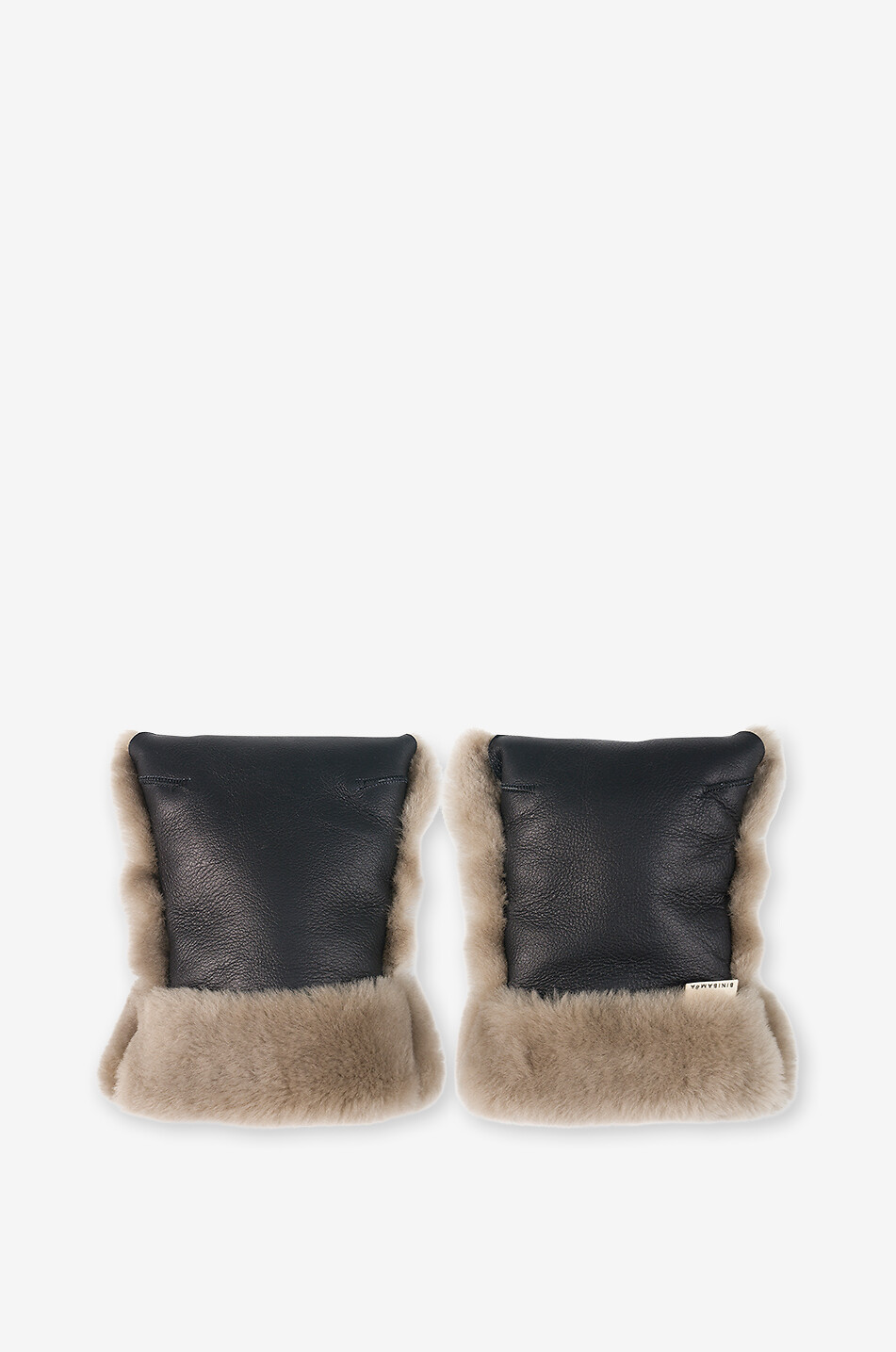 Moufles pour poussette en peau lainée Milk Coated Buggy