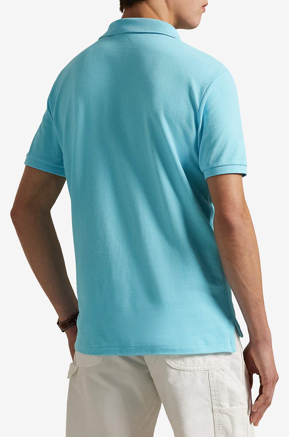 POLO RALPH LAUREN Polohemd aus Baumwollpiqué mit Pony-Stickerei Custom Slim Fit Herren BLAU 3