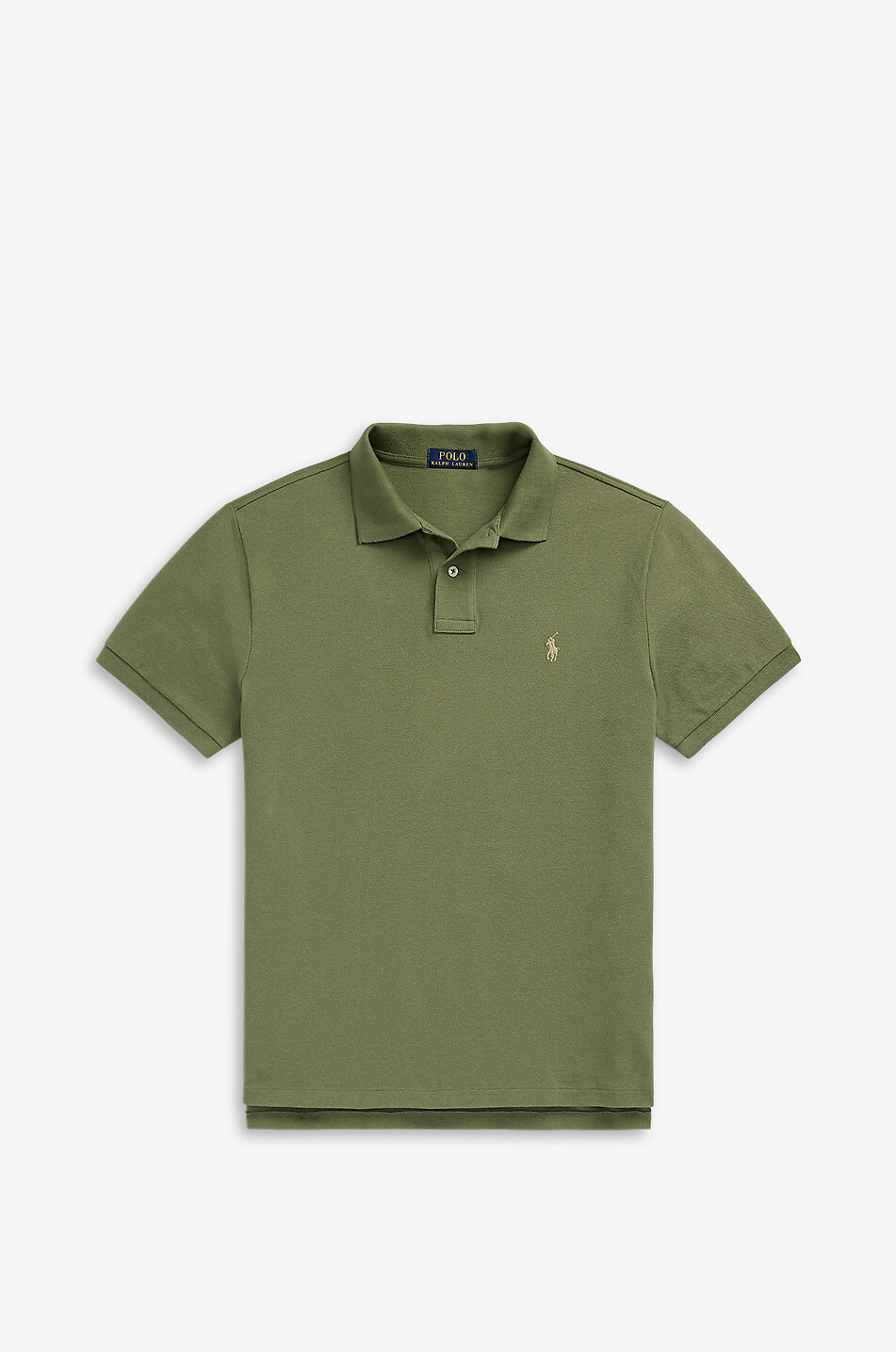 POLO RALPH LAUREN Polohemd aus Baumwollpiqué mit Pony-Stickerei Custom Slim Fit Herren GRÜN 1